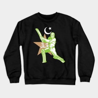 Pakistan Cricket Player Batsman Design Crewneck Sweatshirt